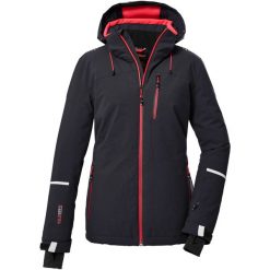 Kurtka damska Killtec KSW 81 WMN SKI JCKT. Czarne kurtki sportowe damskie KILLTEC, bez wzorów, bez ramiączek, bez kaptura, narciarskie. Za 899.99 zł.