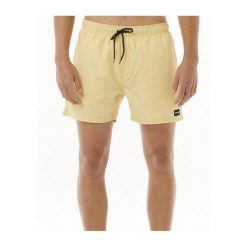 Spodenki surfingowe męskie Rip Curl Offset Volley Żółty. Żółte szorty męskie Rip Curl, bez wzorów, sportowe. Za 130.85 zł.