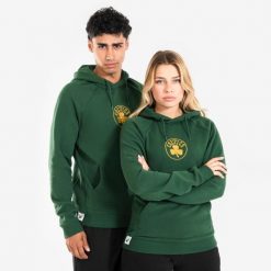 Bluza z kapturem do koszykówki unisex Tarmak NBA 900 Boston Celtics. Białe bluzy damskie TARMAK, xs, bez wzorów, z materiału, sportowe, bez ramiączek, z kapturem. W wyprzedaży za 119.99 zł.
