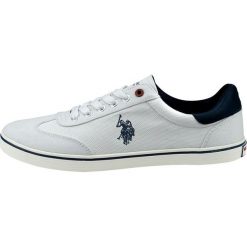 U.S. POLO ASSN. tenisówki męskie Ted 1 42 białe. Białe trampki męskie U.S. Polo Assn., bez wzorów, bez zapięcia. Za 289.00 zł.