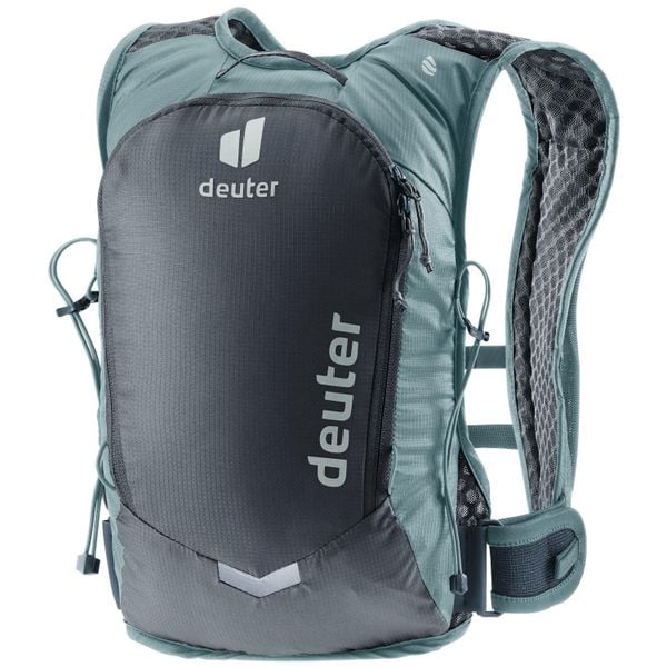 Plecak rowerowy Deuter Rogla 5. Szare plecaki męskie Deuter, bez wzorów, z materiału. Za 379.49 zł.