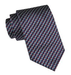 Męski Krawat - Angelo di Monti - Drobny Wzór Geometryczny. Krawaty i muchy Angelo di Monti, bez wzorów, z tkaniny, eleganckie. Za 45.00 zł.