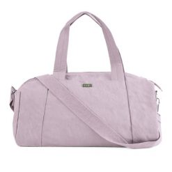 Materiałowa torba treningowa Solier SM05 Shala - róż. Czerwone torby podróżne damskie bez wzorów, z materiału, na ramię, duże. Za 76.99 zł.