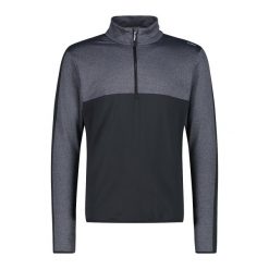 Golf męski techniczny CMP 34L4127. Czarne swetry męskie CMP, l, bez wzorów, sportowe, bez kołnierzyka, bez ramiączek. Za 306.50 zł.