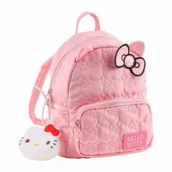 Plecak szkolny HELLO KITTY Różowy. Czerwone plecaki męskie Hello Kitty, bez wzorów, biznesowe. Za 199.55 zł.