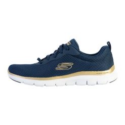 Buty sportowe damskie Skechers Flex Appeal 4.0 Brillant View. Białe obuwie sportowe damskie Skechers, bez wzorów, z materiału, bez zapięcia, trekkingowe. W wyprzedaży za 259.00 zł.