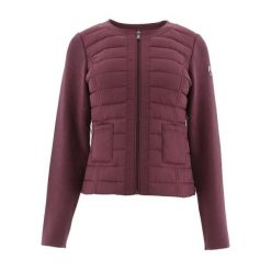 Kurtka JOTT ALMERIA Bordeaux. Czerwone kurtki sportowe damskie Jott, m, bez wzorów, z puchu, bez ramiączek, bez kaptura, trekkingowe. Za 504.99 zł.