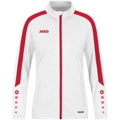 Damska bluza dresowa Jako Power. Białe bluzy damskie Jako, bez wzorów, z dresówki, sportowe, bez ramiączek, bez kaptura. Za 325.00 zł.