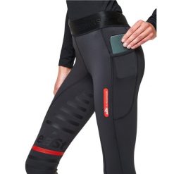 Damskie legginsy jeździeckie o średniej przyczepności eaSt Reggings® R1. Czarne legginsy damskie EAST, bez wzorów, z elastanu. Za 621.45 zł.