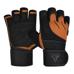 Rękawiczki treningowe RDX L4 Open Finger Micro Plus Gym. Czarne rękawiczki męskie RDX SPORTS, bez wzorów. Za 94.99 zł.