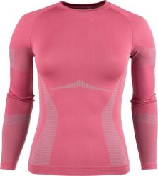 4f Bluza termoaktywna damska 4F F113 różowa 4FAW23USEAF113 53S M/L. Czerwone bluzy damskie 4F, l, bez wzorów, bez ramiączek, bez kaptura. Za 131.11 zł.