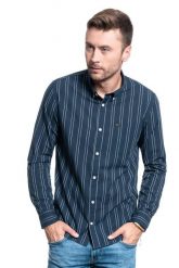 KOSZULA MĘSKA LEE BUTTON DOWN REGULAR FIT SKY CAPTAIN L880ROHY 112123431. Koszule męskie Lee, l, bez wzorów, bez kołnierzyka, bez ramiączek. Za 129.99 zł.