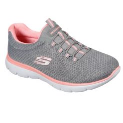 Obuwie Sportowe Damskie Skechers Summits Szary. Czerwone obuwie sportowe damskie Skechers, bez wzorów, bez zapięcia, trekkingowe, Skechers Sport. W wyprzedaży za 209.00 zł.