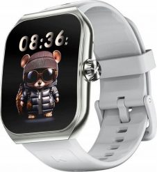 Smartwatch Kumi KU7 Szary (KU-KU7/SR). Szare zegarki smartwatch Kumi, bez wzorów. Za 178.95 zł.