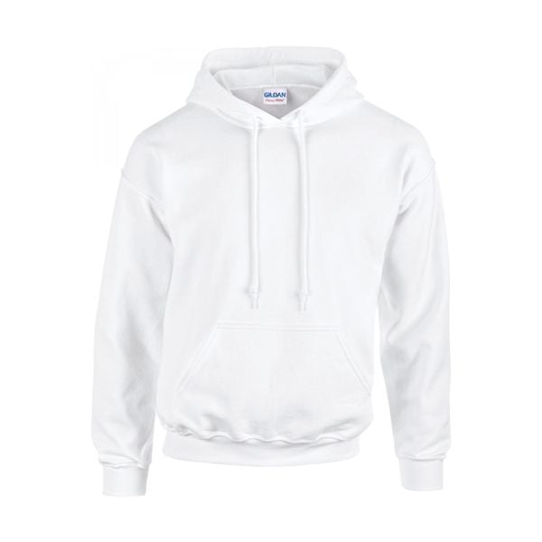 Bluza z kapturem Gildan Heavy Blend ®. Białe bluzy damskie GILDAN, m, bez wzorów, z bawełny, klasyczne, bez ramiączek, z kapturem. Za 82.65 zł.