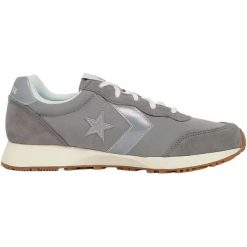 Buty sportowe męskie Converse Omega Trainer. Szare buty sportowe męskie Converse, bez wzorów, z zamszu, bez zapięcia, na fitness i siłownię. Za 490.00 zł.