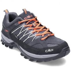 Buty trekkingowe męskie CMP Rigel WP. Czarne trekkingi męskie CMP, z materiału, bez zapięcia. W wyprzedaży za 319.99 zł.