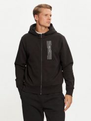 Calvin Klein Bluza Horizontal Logo K10K113550 Czarny Regular Fit. Czarne bluzy męskie Calvin Klein, m, bez wzorów, z bawełny, bez ramiączek, bez kaptura. W wyprzedaży za 479.99 zł.
