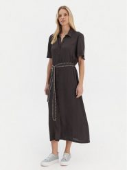 Roxy Sukienka koszulowa Island Escape Solid ERJWD03884 Szary Regular Fit. Szare sukienki damskie Roxy, s, bez wzorów, z wiskozy, bez kołnierzyka, bez ramiączek, koszulowe. Za 269.99 zł.