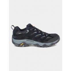 Buty turystyczne męskie Merrell Moab 3 GTX. Czerwone buty zimowe męskie Merrell, bez wzorów, z gore-texu, bez obcasa, bez zapięcia. Za 649.00 zł.