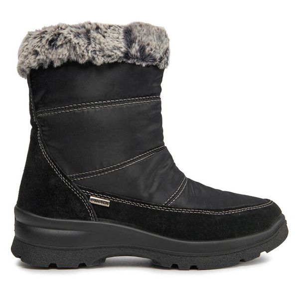 Botki Imac. Czarne botki damskie Imac, bez wzorów, bez obcasa, na płaskiej podeszwie, bez zapięcia. Za 329.99 zł.