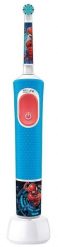 Szczoteczka rotacyjna Oral-B Vitality Pro D103 Kids 3+ Spiderman niebieski/czerwony. Czerwone szczoteczki elektryczne Oral-B. Za 109.90 zł.