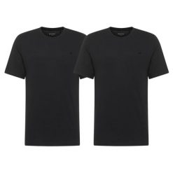 2Pak Zestaw Męski T-Shirt Mustang Style Alex Black 1017350 4142. Czarne t-shirty męskie Mustang, m, bez wzorów, bez kołnierzyka, bez ramiączek. W wyprzedaży za 59.99 zł.