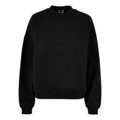 Damska bluza oversize z okrągłym dekoltem Urban Classics. Czarne bluzy damskie Urban Classics, bez wzorów, bez ramiączek, bez kaptura. Za 222.85 zł.