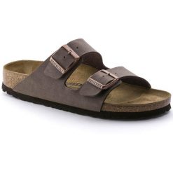 Klapki turystyczne uniseks Birkenstock Arizona 181. Szare klapki męskie Birkenstock, bez wzorów, z gumy, bez zapięcia. Za 493.00 zł.