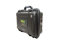 Walizka litowa z ładowarką i wtyczką sondy BSR Prestige lifePO4 24V/100Ah. Czarne walizki damskie BSR, z aplikacjami. Za 10,225.70 zł.