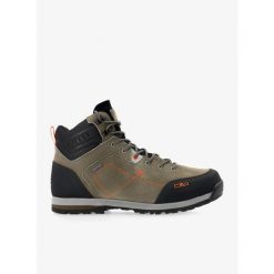 Buty turystyczne męskie CMP Alcor 2.0 Mid WP. Zielone buty zimowe męskie CMP, bez wzorów, bez obcasa, bez zapięcia. Za 329.99 zł.