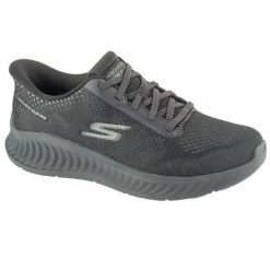 Buty sportowe Sneakersy męskie, Slip-Ins: Go Walk Now - Payton. Czarne buty sportowe męskie Skechers, bez wzorów, bez zapięcia, trekkingowe. Za 399.99 zł.