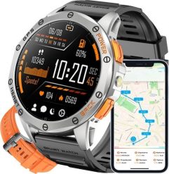 Zegarek męski SMARTWATCH GRAVITY GT24-4 SR/BK/OG PROF. Zegarki męskie Gravity, bez wzorów. Za 403.94 zł.