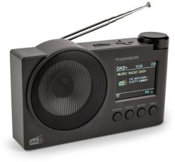 Radio Thomson Przenośne radio FM DAB+ z funkcją Bluetooth USB Thomson RT400DABBTBK. Radia THOMSON. Za 185.04 zł.