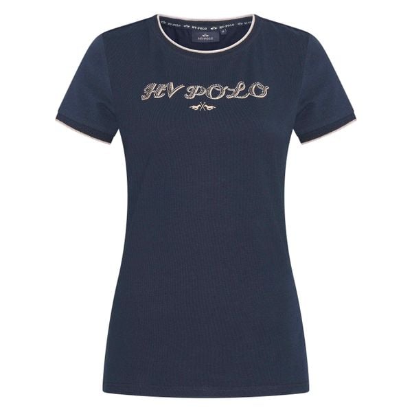 Koszulka damska HV Polo Heather. Niebieskie koszulki sportowe damskie HV POLO, bez wzorów, bez ramiączek. Za 257.50 zł.