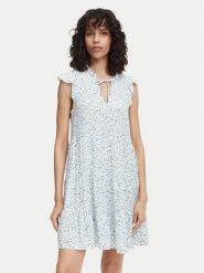 Vero Moda Sukienka letnia Alba 10342656 Niebieski jasny Regular Fit. Niebieskie sukienki damskie Vero Moda, na lato, xl, bez wzorów, z wiskozy, bez kołnierzyka, bez ramiączek. Za 111.99 zł.