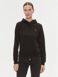 Calvin Klein Jeans Bluza Embro Badge J20J223227 Czarny Regular Fit. Czarne bluzy damskie Calvin Klein Jeans, xxs, bez wzorów, z bawełny, bez ramiączek, bez kaptura. Za 229.99 zł.