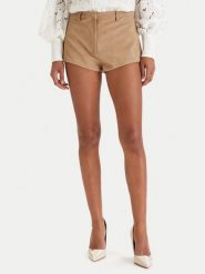 Bardot Szorty z imitacji skóry Jayla 60059PB2 Brązowy Slim Fit. Brązowe szorty damskie Bardot, bez wzorów, ze skóry. Za 399.99 zł.