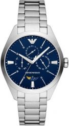 Zegarek Emporio Armani Emporio Armani Claudio AR11553 Zegarek męski niebieska tarcza 43 mm. Niebieskie zegarki męskie Emporio Armani, bez wzorów. Za 514.99 zł.