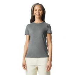 Koszulka Softstyle Dla Pań I Panów. Szare bluzki damskie GILDAN, xl, bez wzorów, sportowe, bez kołnierzyka, bez ramiączek. Za 45.99 zł.