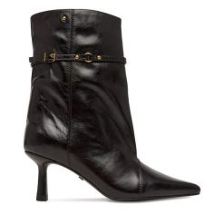 Botki GINO ROSSI. Brązowe botki damskie Gino Rossi, bez wzorów, bez obcasa, na szpilce, bez zapięcia. Za 429.99 zł.