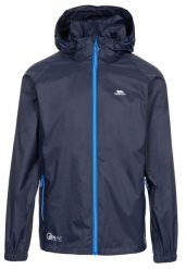 Trespass Qikpac X - Kurtka unisex Packaway Granatowo-Niebieska. Niebieskie kurtki męskie Trespass, xs, bez wzorów, z poliamidu, bez kaptura. Za 166.85 zł.