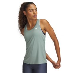 Damski tank top Under Armour Tech™. Białe topy damskie Under Armour, bez wzorów, sportowe, bez kołnierzyka, bez ramiączek. Za 204.50 zł.