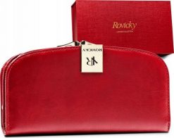 Rovicky Elegancki skórzany portfel damski na zatrzask Rovicky NoSize. Portfele damskie ROVICKY. Za 258.00 zł.