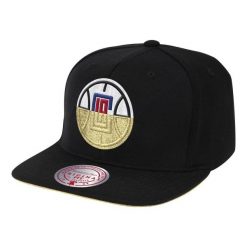 Czapka z daszkiem bejsbolówka Mitchell & Ness NBA Los Angeles Clippers. Czarne czapki damskie Mitchell & Ness, bez wzorów, sportowe. Za 109.00 zł.