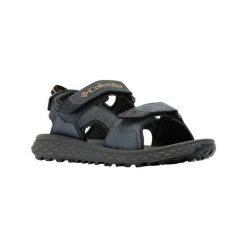 Sandały trekkingowe męskie Columbia Men's Konos Hiker 3-Strap Sandal. Czarne buty zimowe męskie Columbia, bez wzorów, bez obcasa, bez zapięcia. Za 229.99 zł.