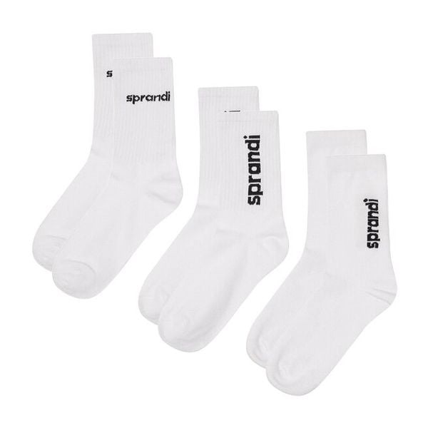 Skarpety długie Sprandi. Białe skarpetki damskie Sprandi, bez wzorów. Za 39.99 zł.