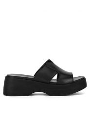 Lasocki Klapki WI23-NAGINA-01 Czarny. Czarne klapki damskie Lasocki, bez wzorów, ze skóry, bez obcasa, bez zapięcia. Za 159.99 zł.