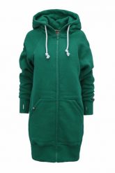 Bluza sportowa rozpinana z kapturem damska DEEP TRIP Luzak. Zielone bluzy damskie DEEP TRIP, l, bez wzorów, z bawełny, sportowe, bez ramiączek, z kapturem. Za 389.00 zł.