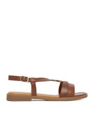 Lasocki Sandały CEO-WI16-FOXI-12 Brązowy. Brązowe sandały damskie Lasocki, bez wzorów, ze skóry, bez obcasa, na płaskiej podeszwie, bez zapięcia. Za 149.99 zł.